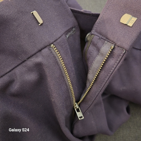 Open Edit Mens Navy Blue Pants Pleated Cuffed Cropped Size 38 New from Nordstrom - Picture 9 of 12